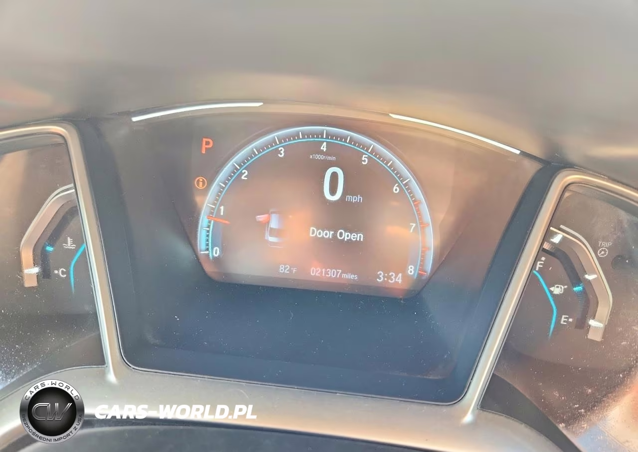 2019 Honda Civic Ex VIN:19XFC1F30KE215042 - 9