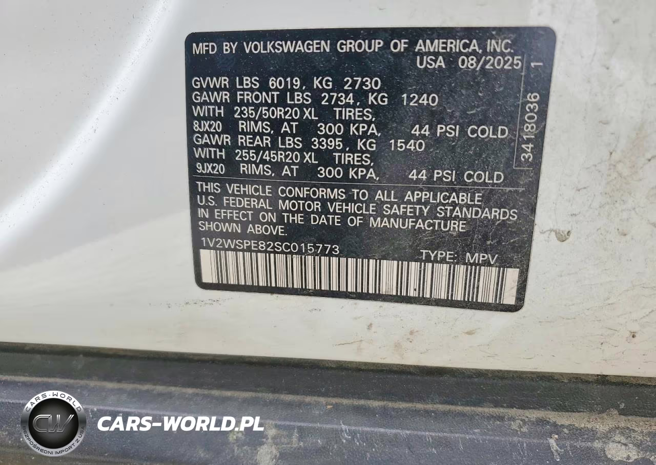2025 Volkswagen Id.4 Pro S VIN:1V2WSPE82SC015773 - 13