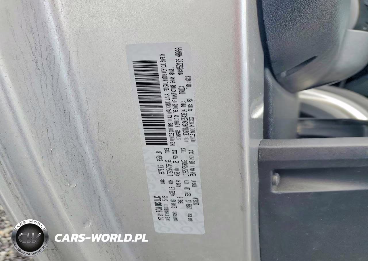2019 Ram Promaster 1500 1500 Standard VIN:3C6TRVAG2KE543914 - 13