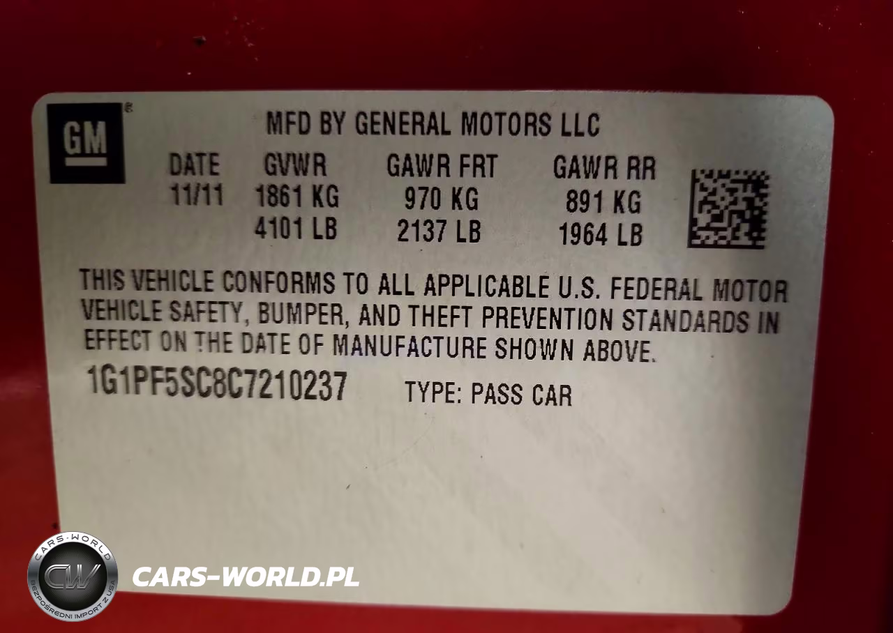 2012 Chevrolet Cruze Lt VIN:1G1PF5SC8C7210237 - 12