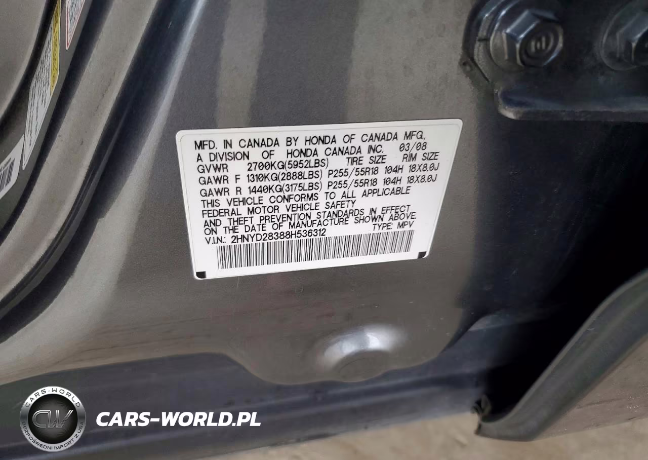 2008 Acura Mdx Technology VIN:2HNYD28388H536312 - 13