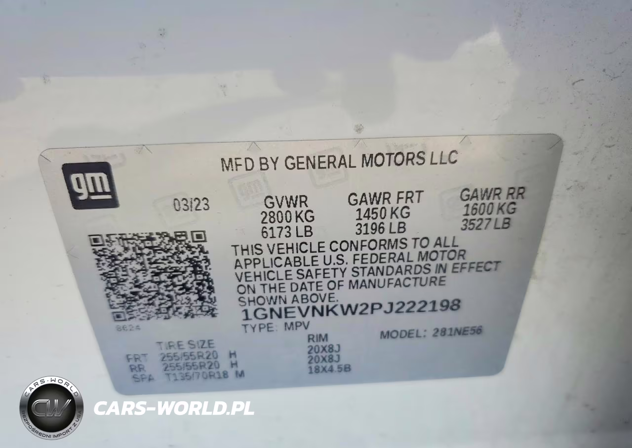 2023 Chevrolet Traverse High Country VIN:1GNEVNKW2PJ222198 - 13
