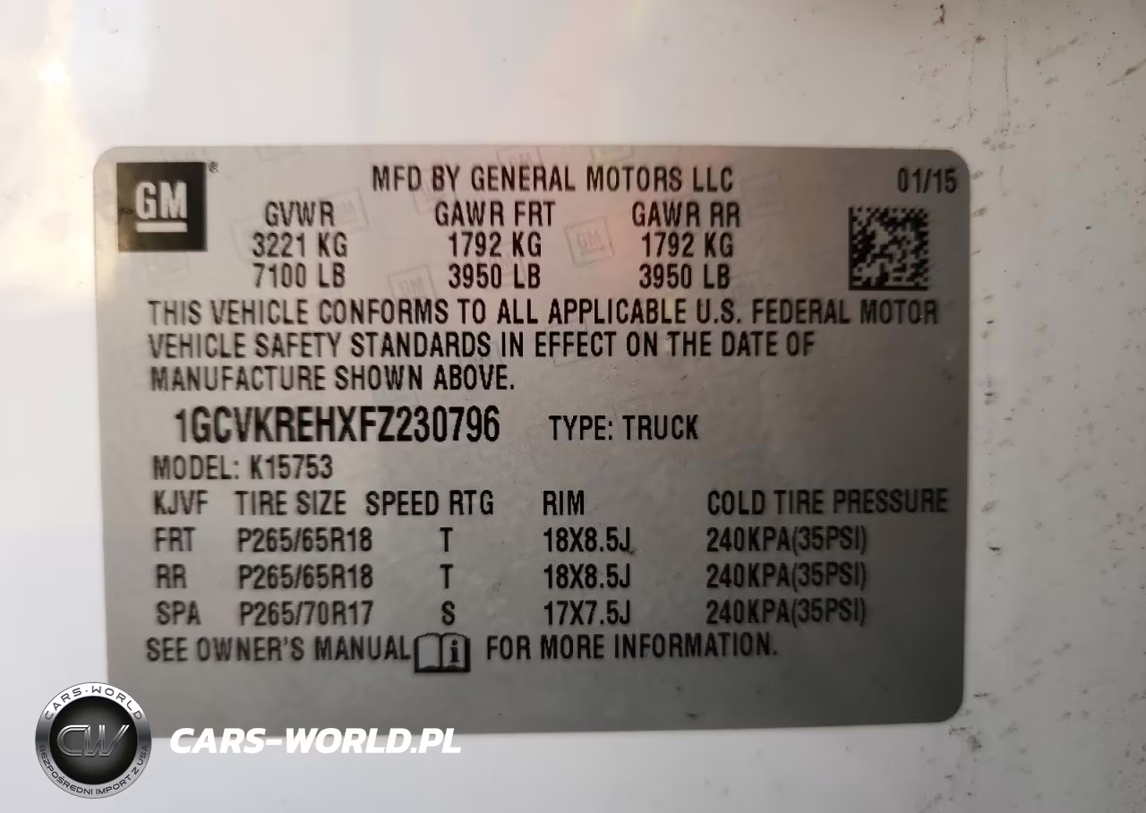 2015 Chevrolet Silverado K1500 Lt VIN:1GCVKREHXFZ230796 - 12