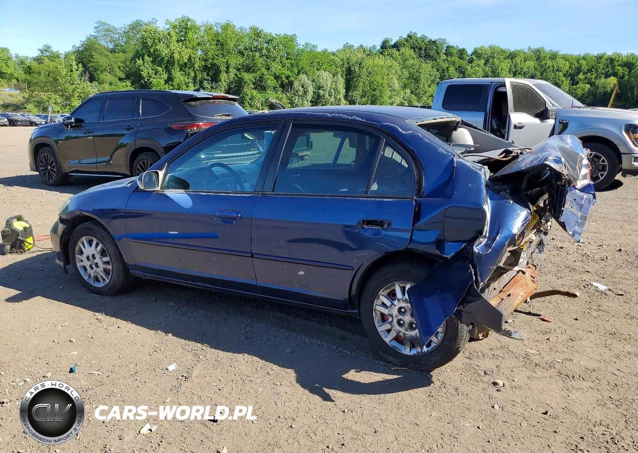 2004 Honda Civic Lx VIN:2HGES16534H572627 - 2