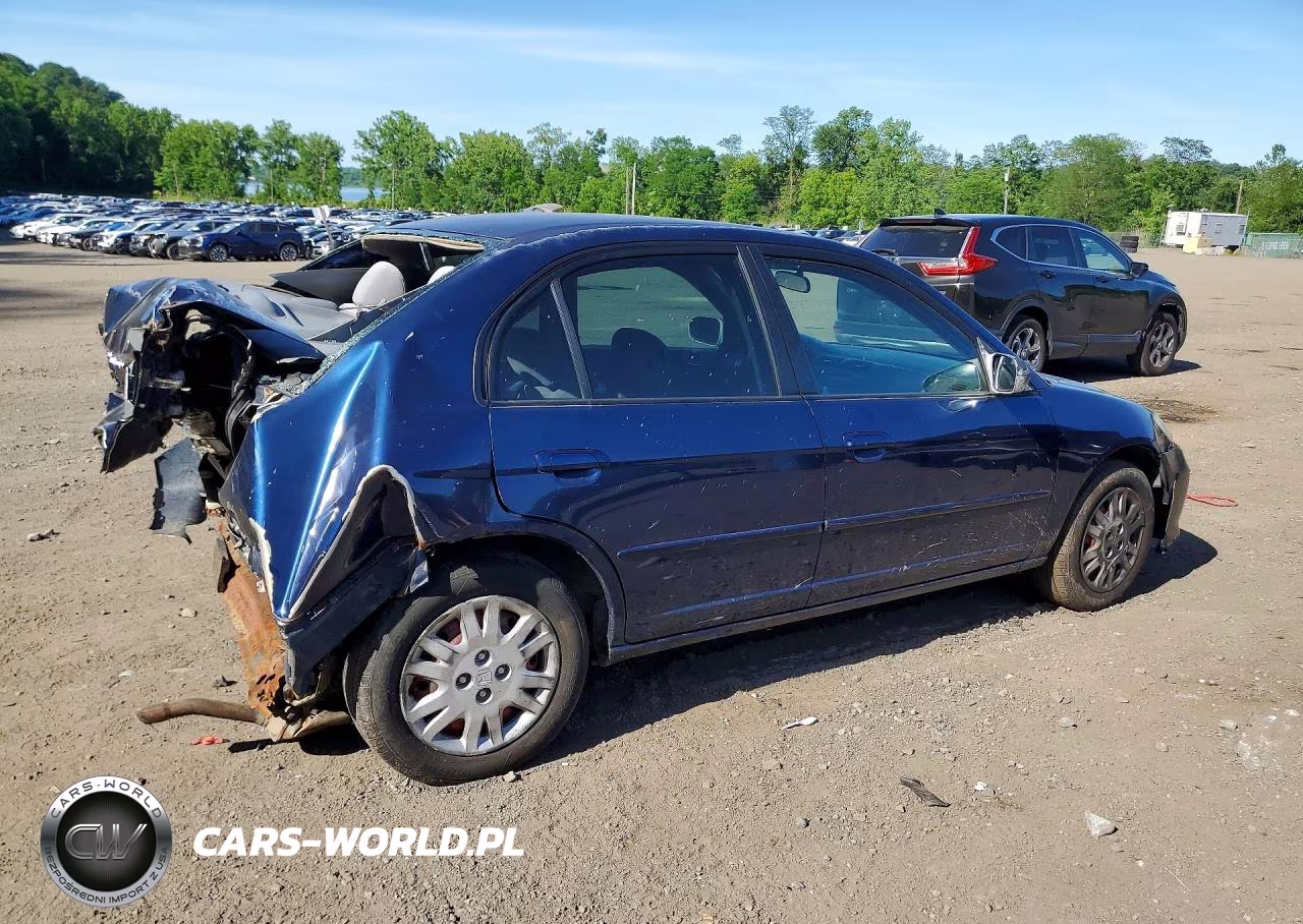2004 Honda Civic Lx VIN:2HGES16534H572627 - 3