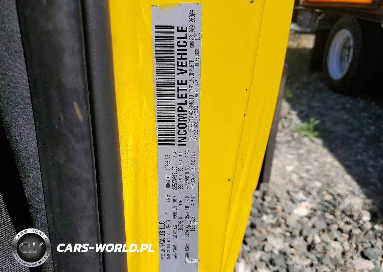 2019 Ram 5500 VIN:3C7WRMDL4KG648213 - 12