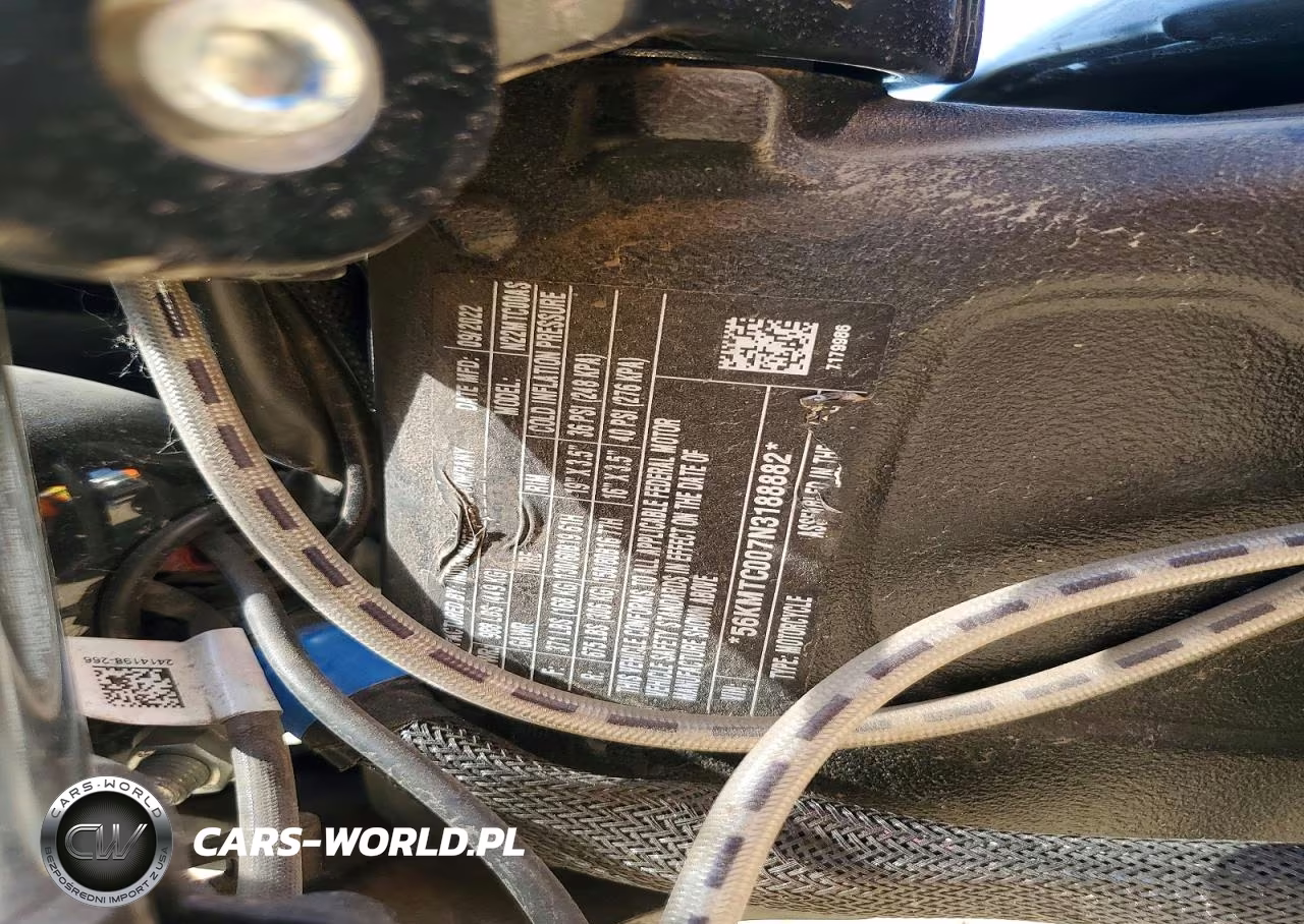 2022 Indian Motorcycle Co. Scout Rogue Abs VIN:56KMTC007N3188882 - 8
