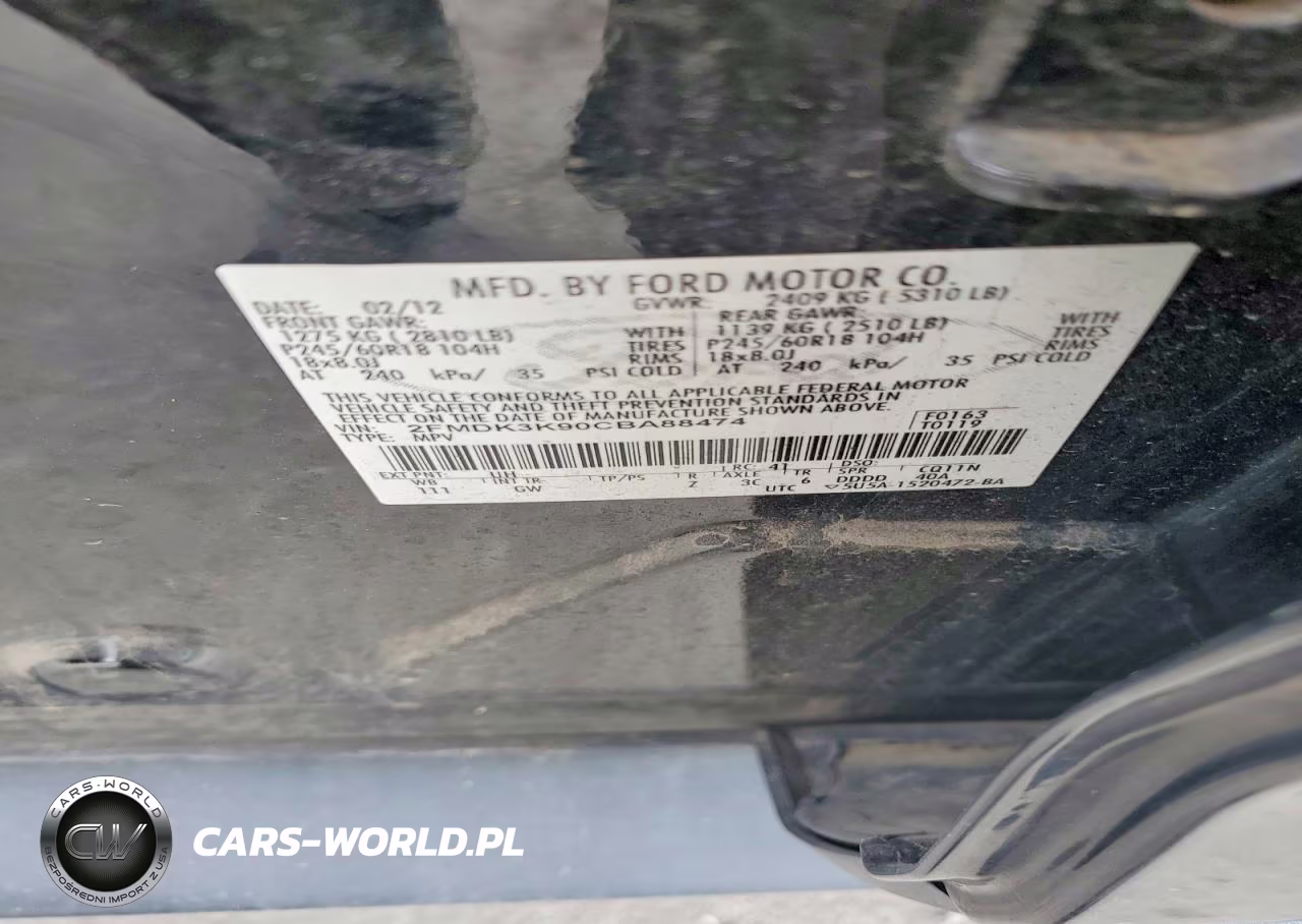 2012 Ford Edge Limited VIN:2FMDK3K90CBA88474 - 13