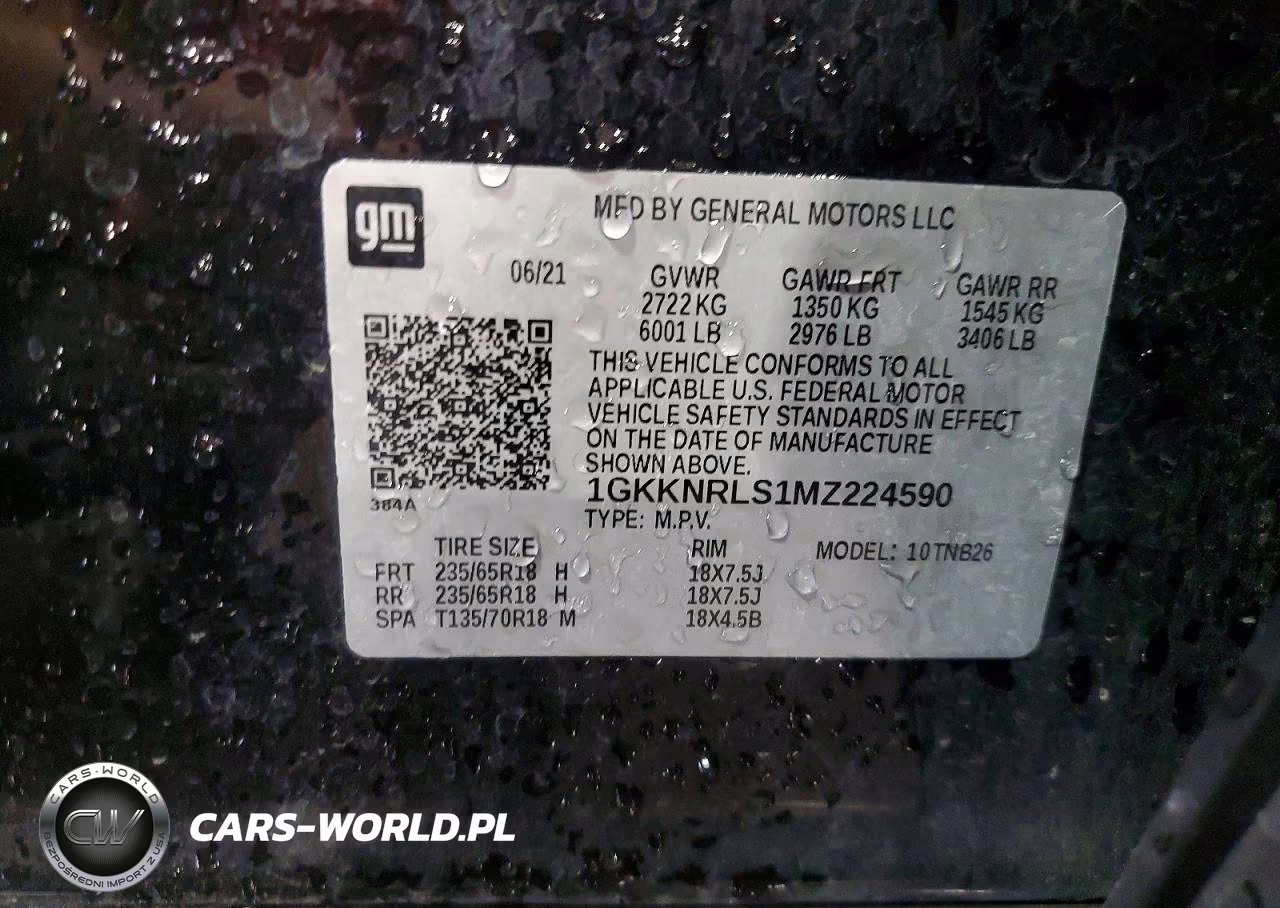 2021 GMC Acadia Sle VIN:1GKKNRLS1MZ224590 - 12