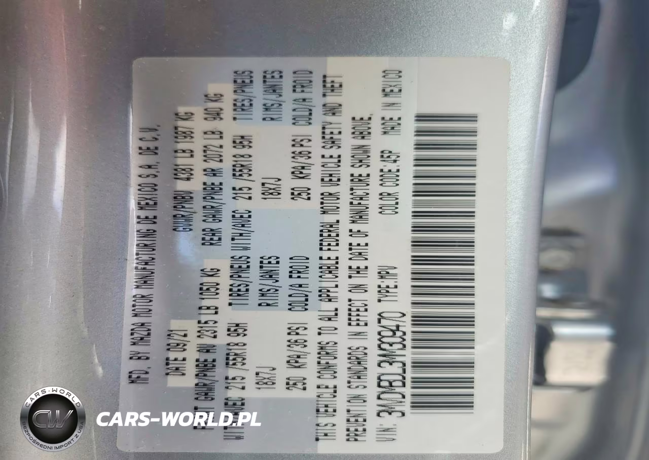 2021 Mazda Cx-30 Premium VIN:3MVDMBDL3MM309470 - 13