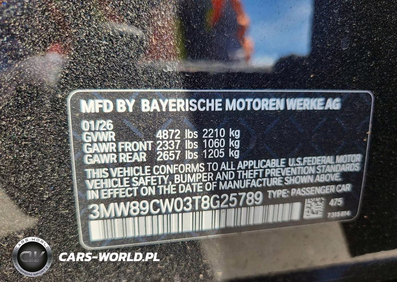 2026 BMW 330Xi VIN:3MW89CW03T8G25789 - 13