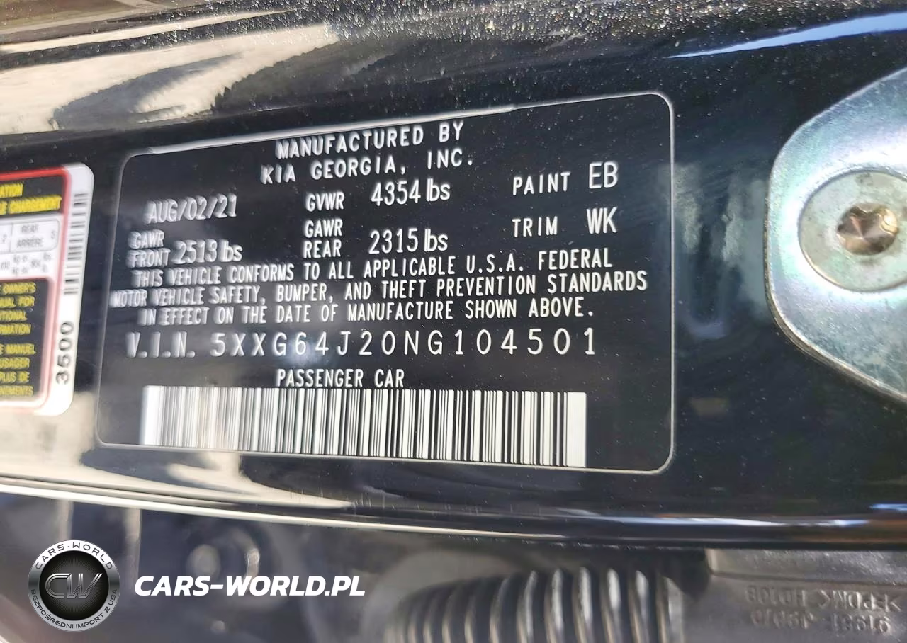 2022 Kia K5 Gt Line VIN:5XXG64J20NG104501 - 13