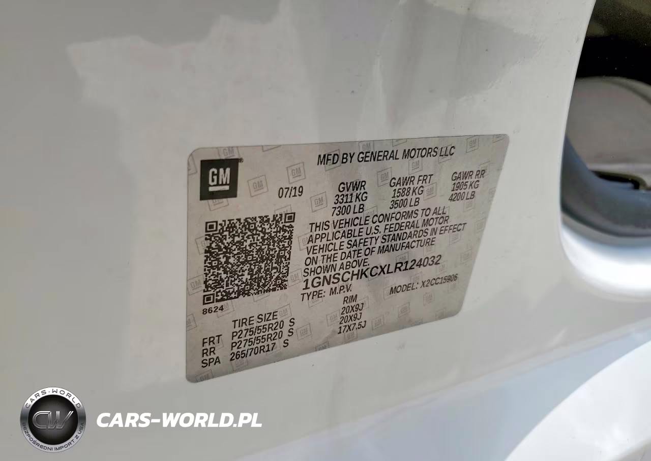 2020 Chevrolet Suburban C1500 Lt VIN:1GNSCHKCXLR124032 - 13