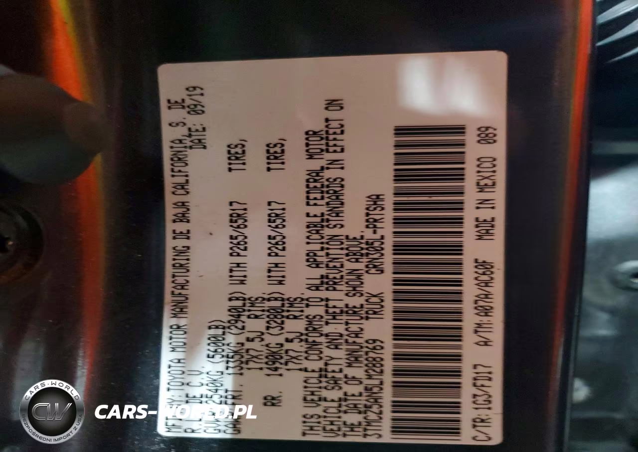 2020 Toyota Tacoma Trd Sport VIN:3TMCZ5AN5LM288769 - 13