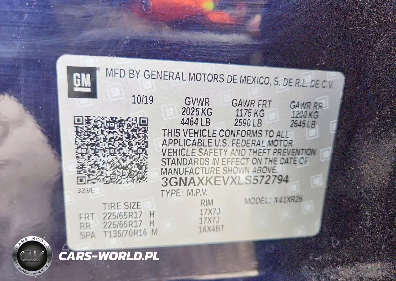 2020 Chevrolet Equinox Lt VIN:3GNAXKEVXLS572794 - 14