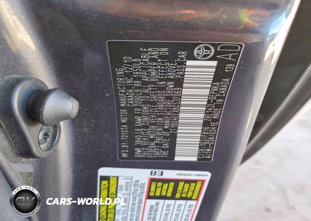 2011 Toyota Corolla Le VIN:2T1BU4EEXBC537069 - 12