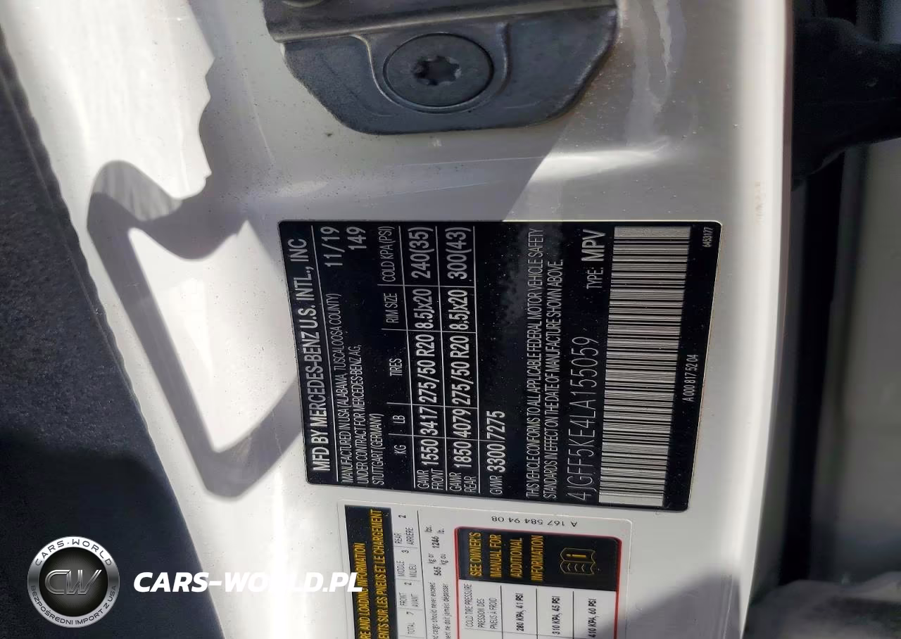 2020 Mercedes-Benz Gls 450 4Matic VIN:4JGFF5KE4LA155059 - 13