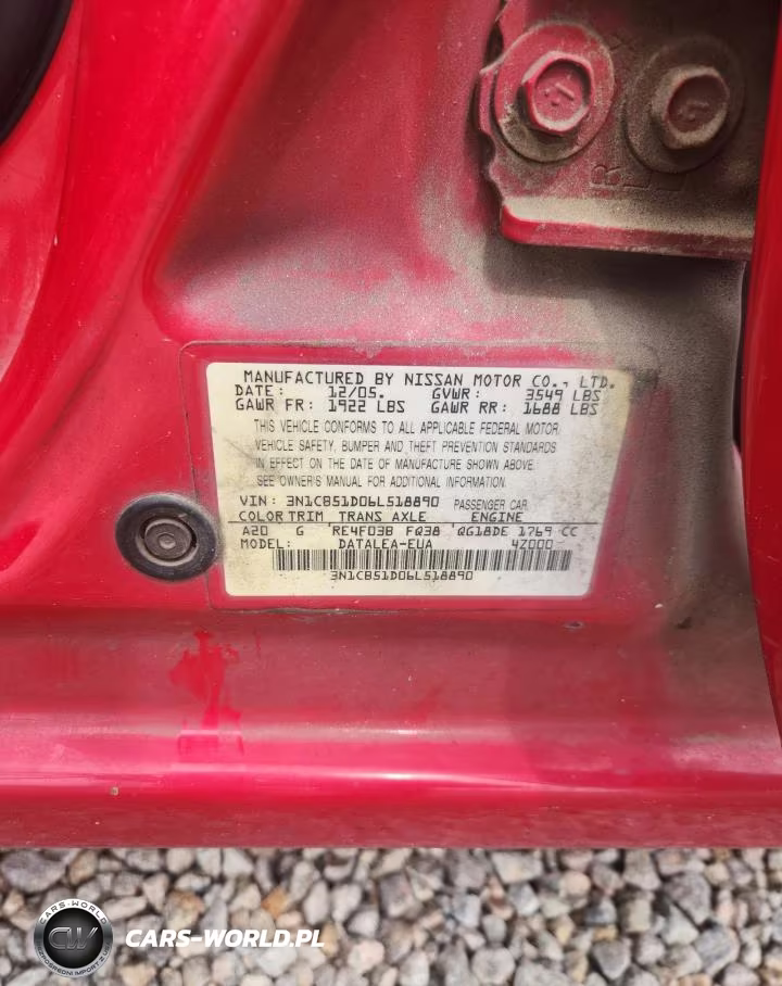 2006 Nissan Sentra VIN:3N1CB51D06L518890 - 12