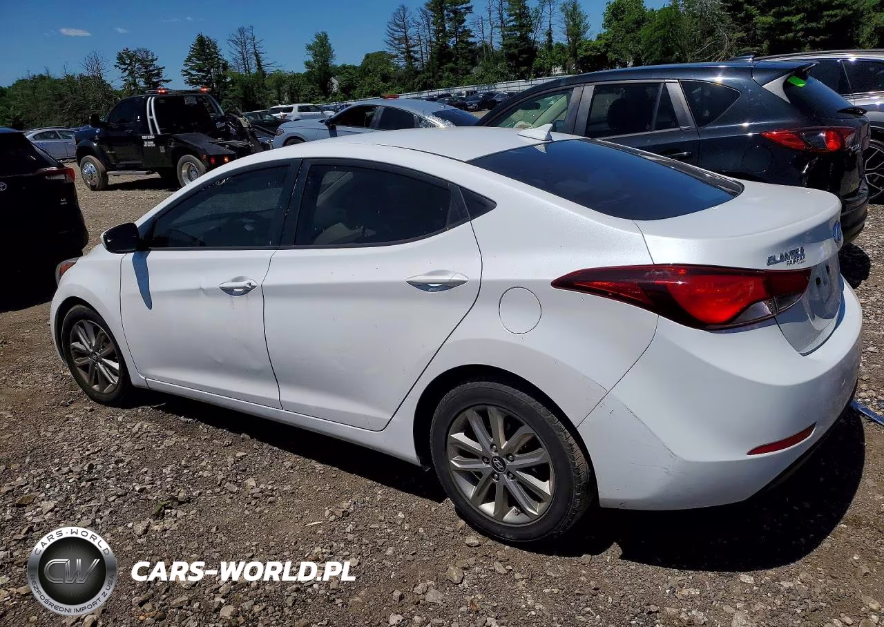 2016 Hyundai Elantra Se VIN:5NPDH4AE3GH662521 - 2