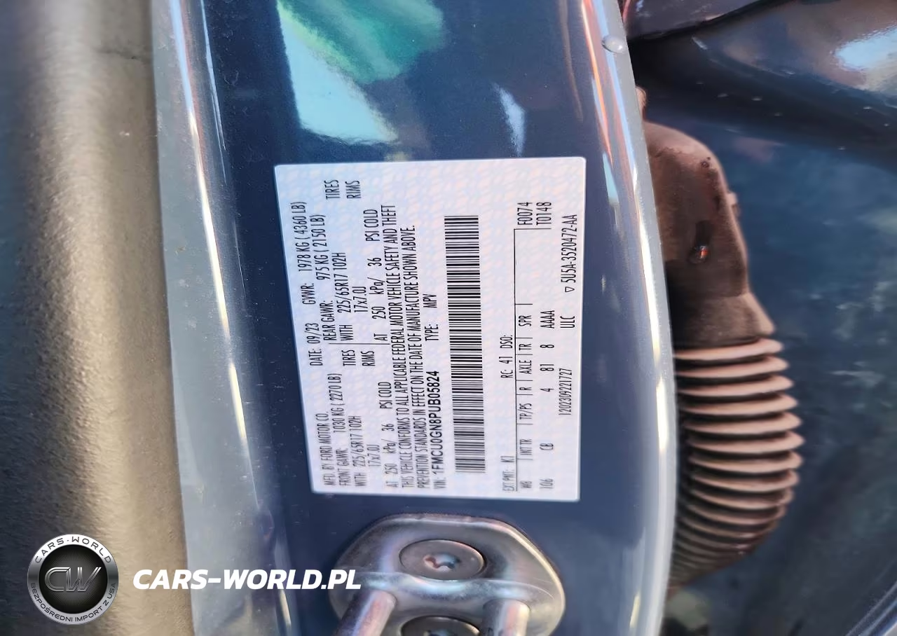 2023 Ford Escape Active VIN:1FMCU0GN8PUB05824 - 12