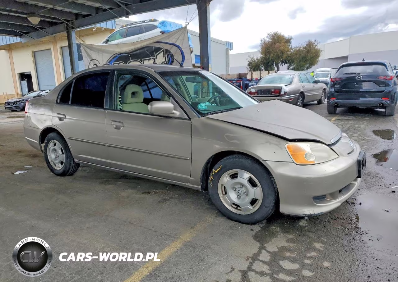 2003 Honda Civic Hybrid VIN:JHMES966X3S031263 - 4