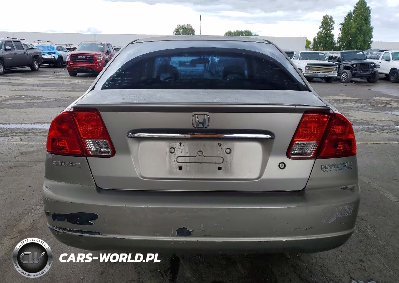 2003 Honda Civic Hybrid VIN:JHMES966X3S031263 - 6
