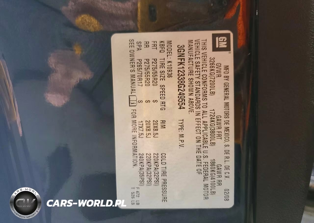 2008 Chevrolet Avalanche K1500 VIN:3GNFK12338G249554 - 13