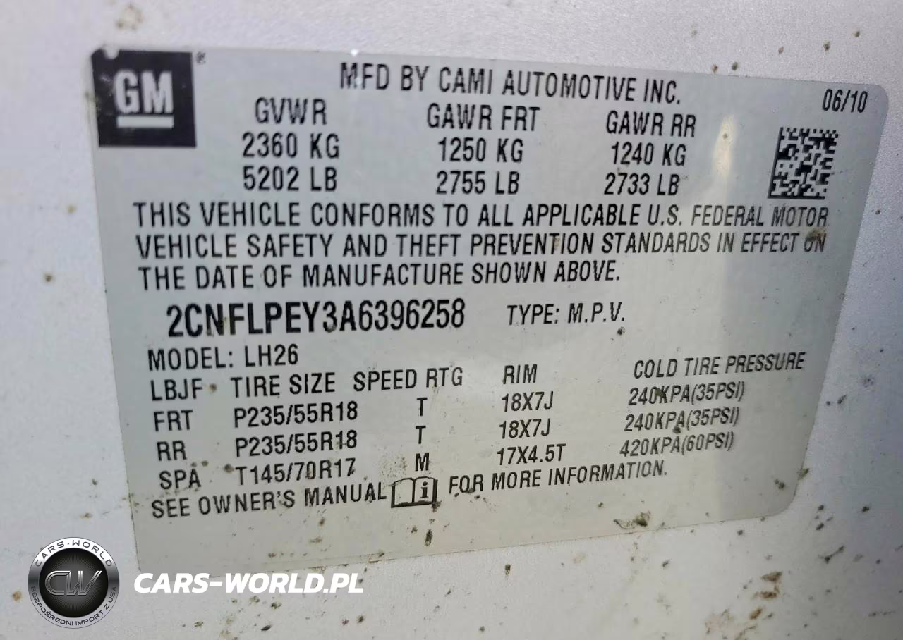 2010 Chevrolet Equinox Lt VIN:2CNFLPEY3A6396258 - 14
