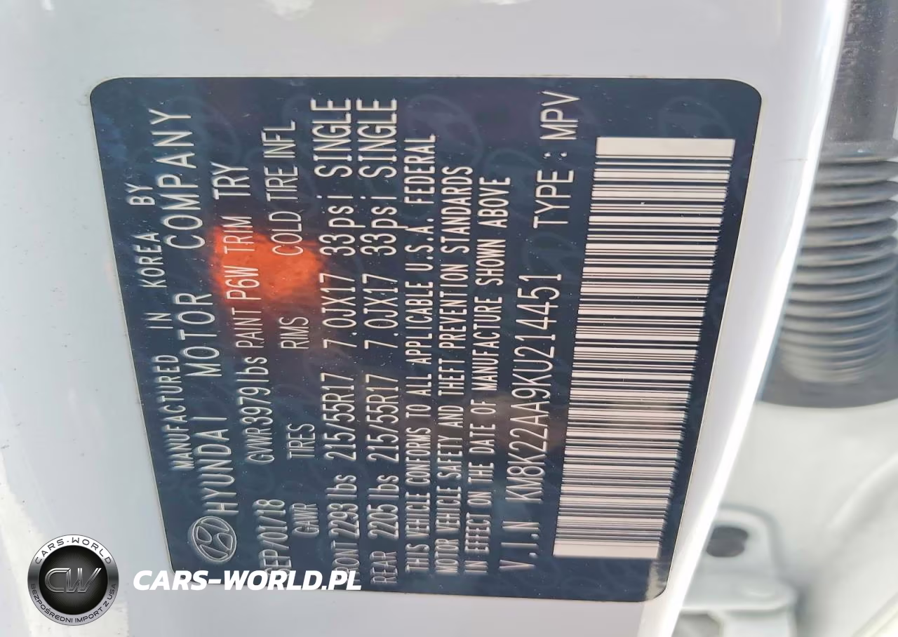 2019 Hyundai Kona Sel VIN:KM8K22AA9KU214451 - 14