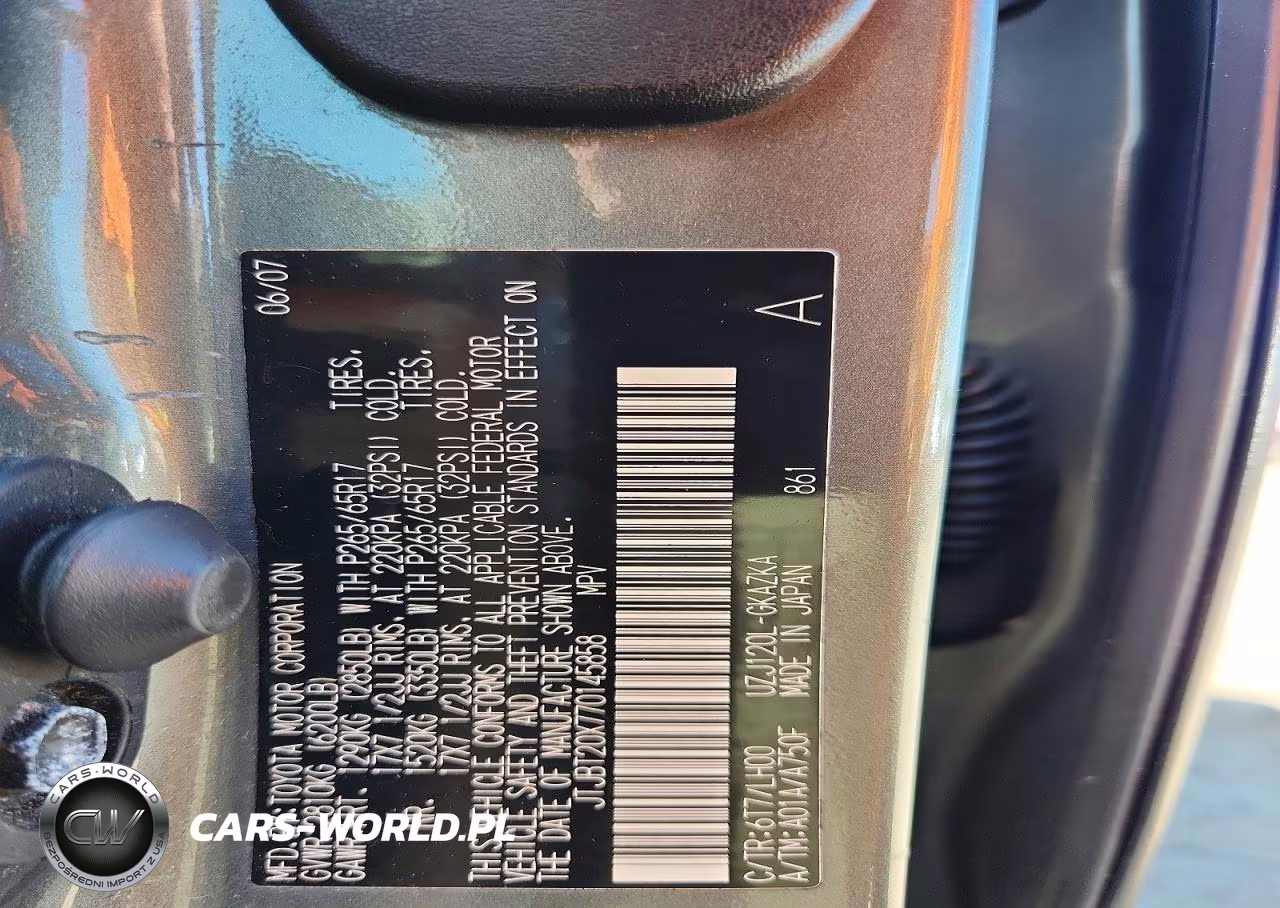2007 Lexus Gx 470 VIN:JTJBT20X770145858 - 14