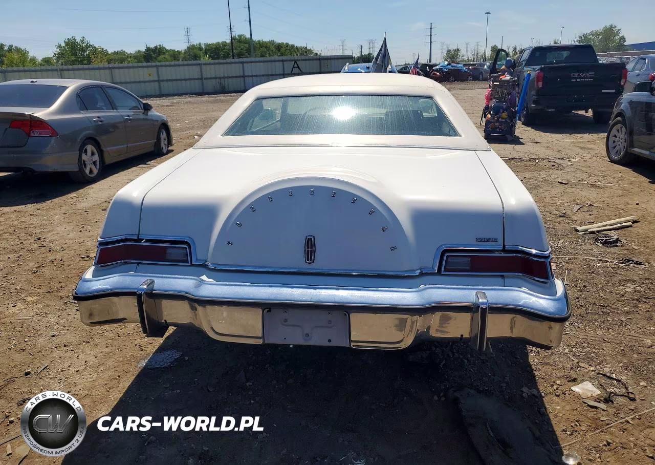 1974 Linc Continenta VIN:4Y89A818122 - 6