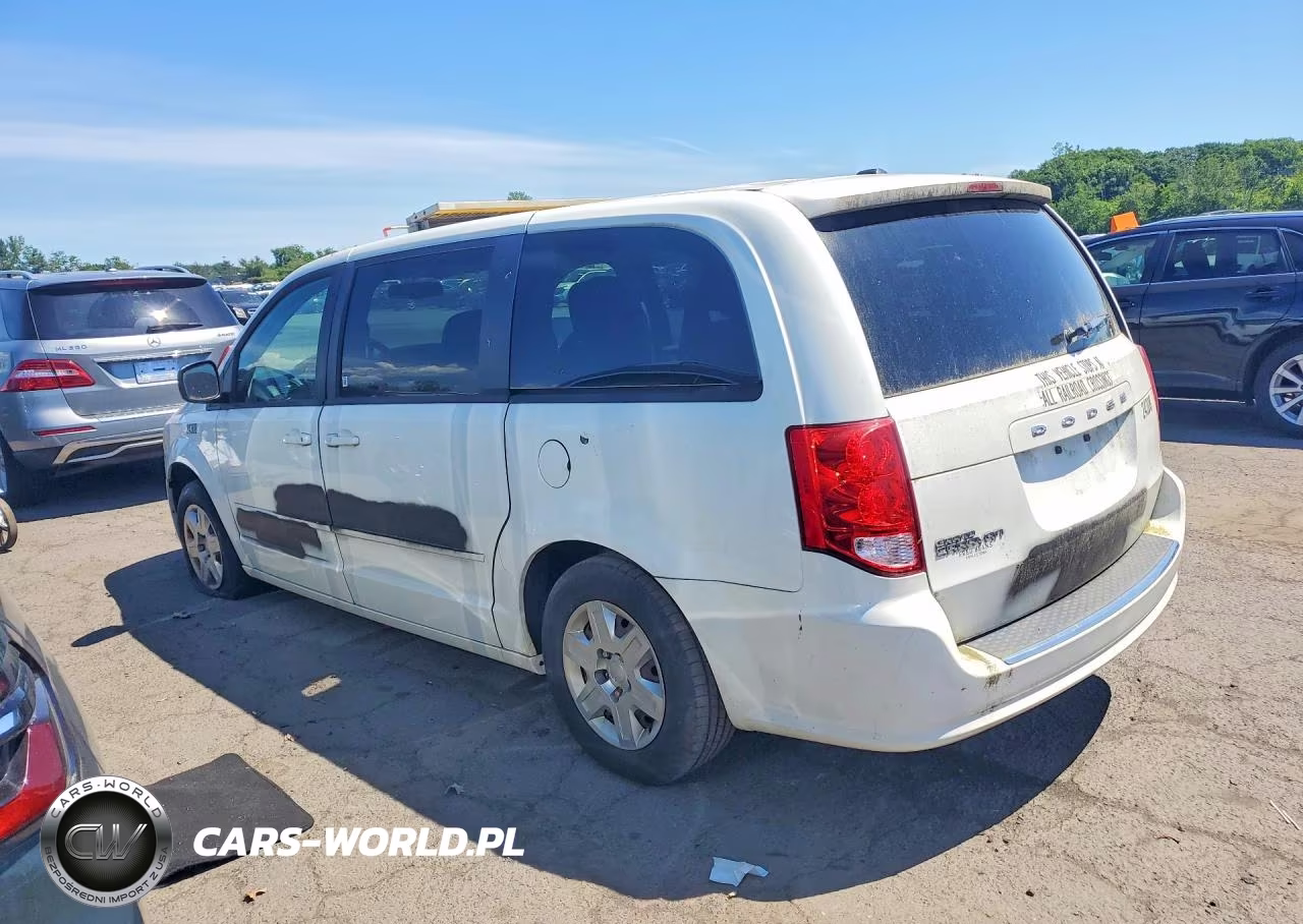 2012 Dodge Grand Caravan Se VIN:2C4RDGBG3CR324603 - 2