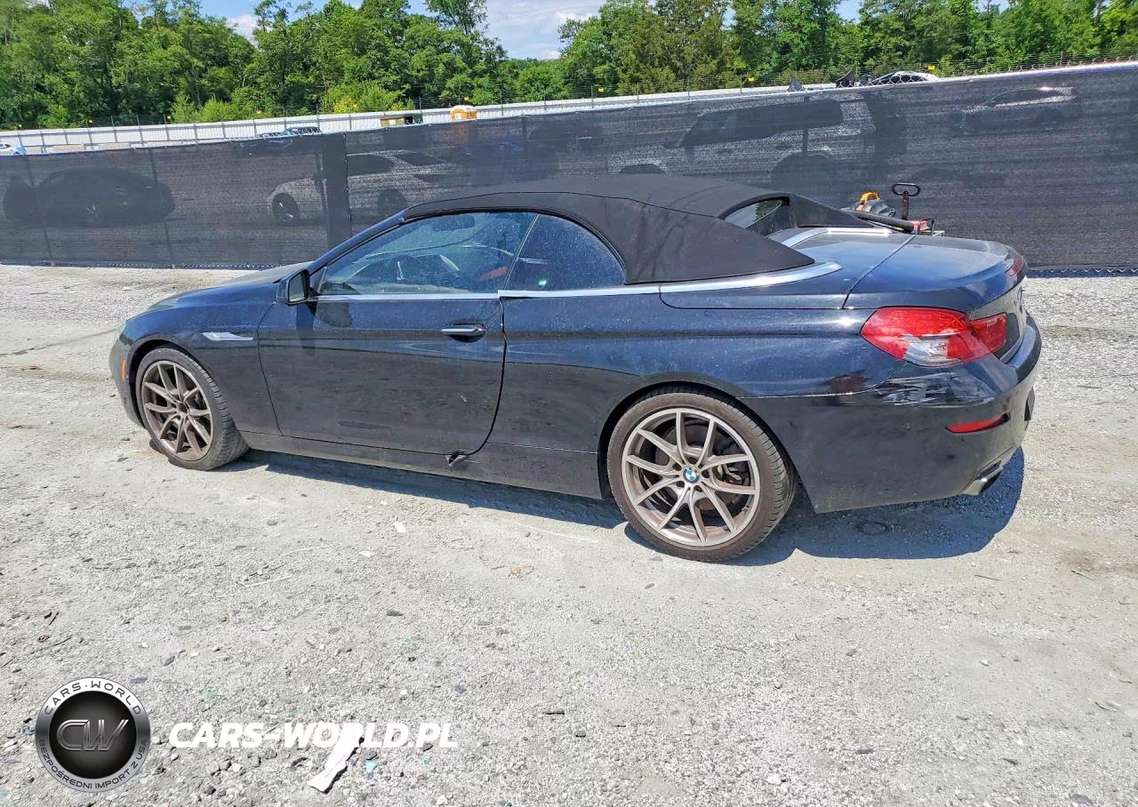 2012 BMW 650 I VIN:WBALZ3C50CDL71116 - 2
