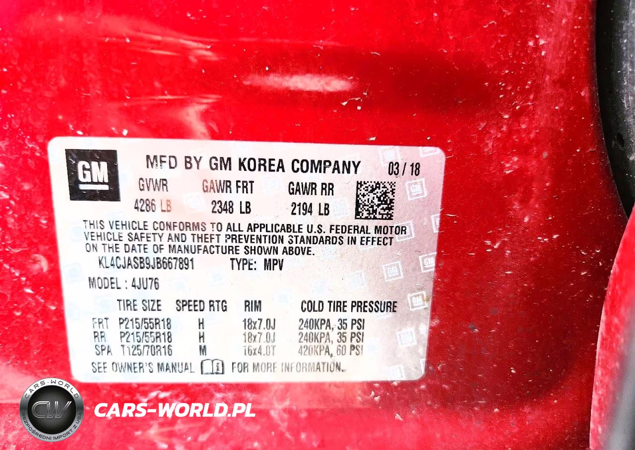 2018 Buick Encore Preferred VIN:KL4CJASB9JB667891 - 12