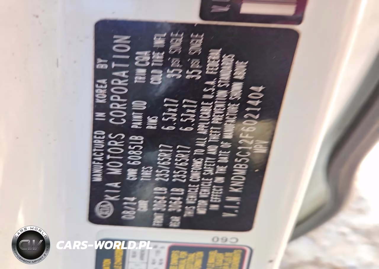 2015 Kia Sedona Lx VIN:KNDMB5C12F6021404 - 14