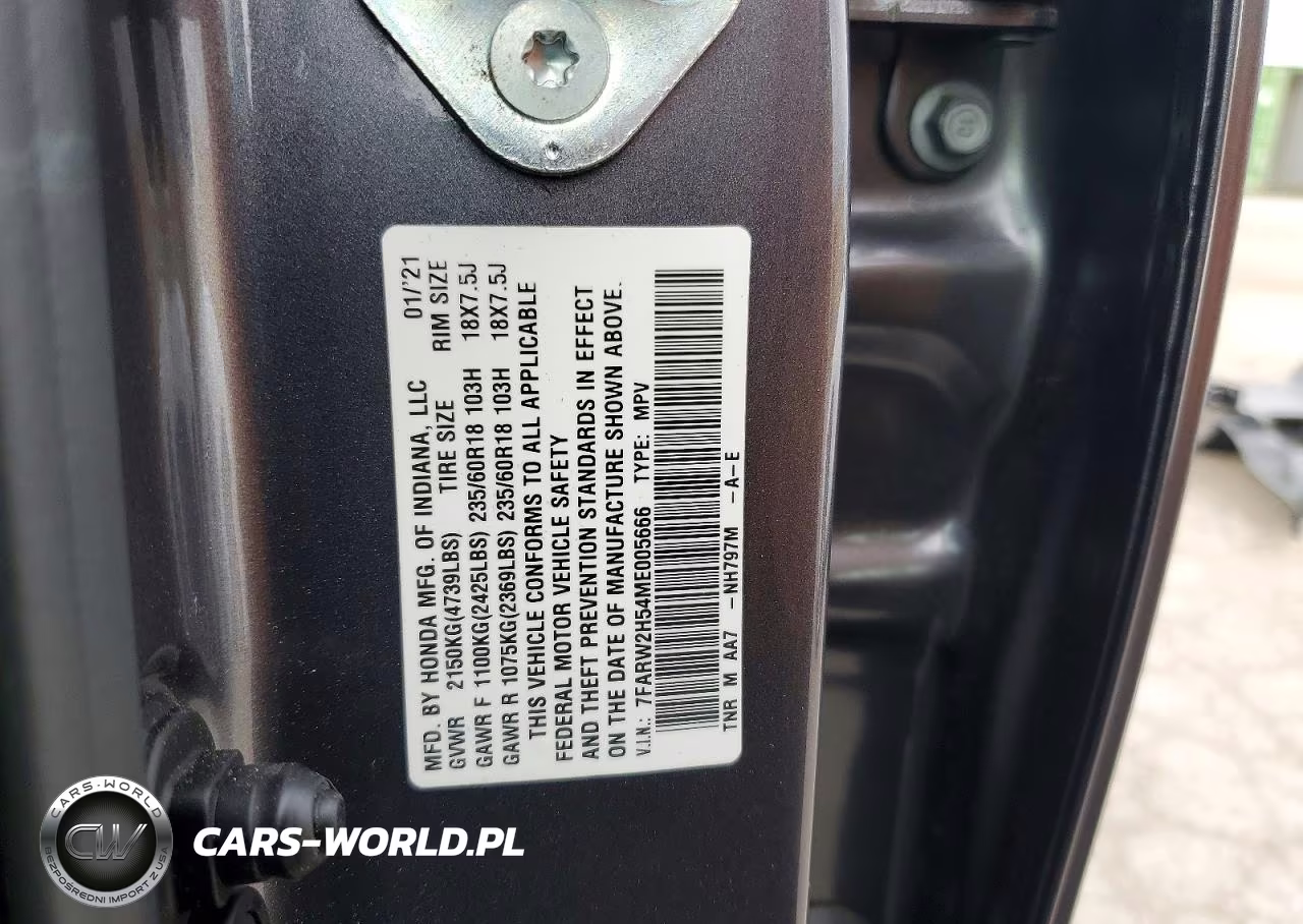 2021 Honda Cr-V Ex VIN:7FARW2H54ME005666 - 13