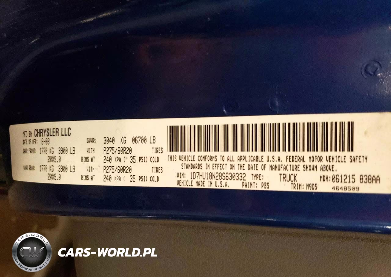 2008 Dodge Ram 1500 VIN:1D7HU18N28S630332 - 12