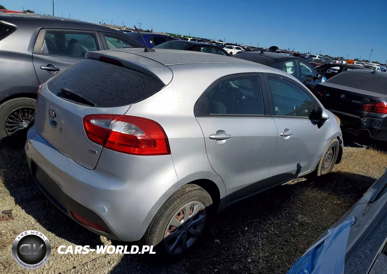2013 Kia Rio Lx VIN:KNADM5A34D6310177 - 3