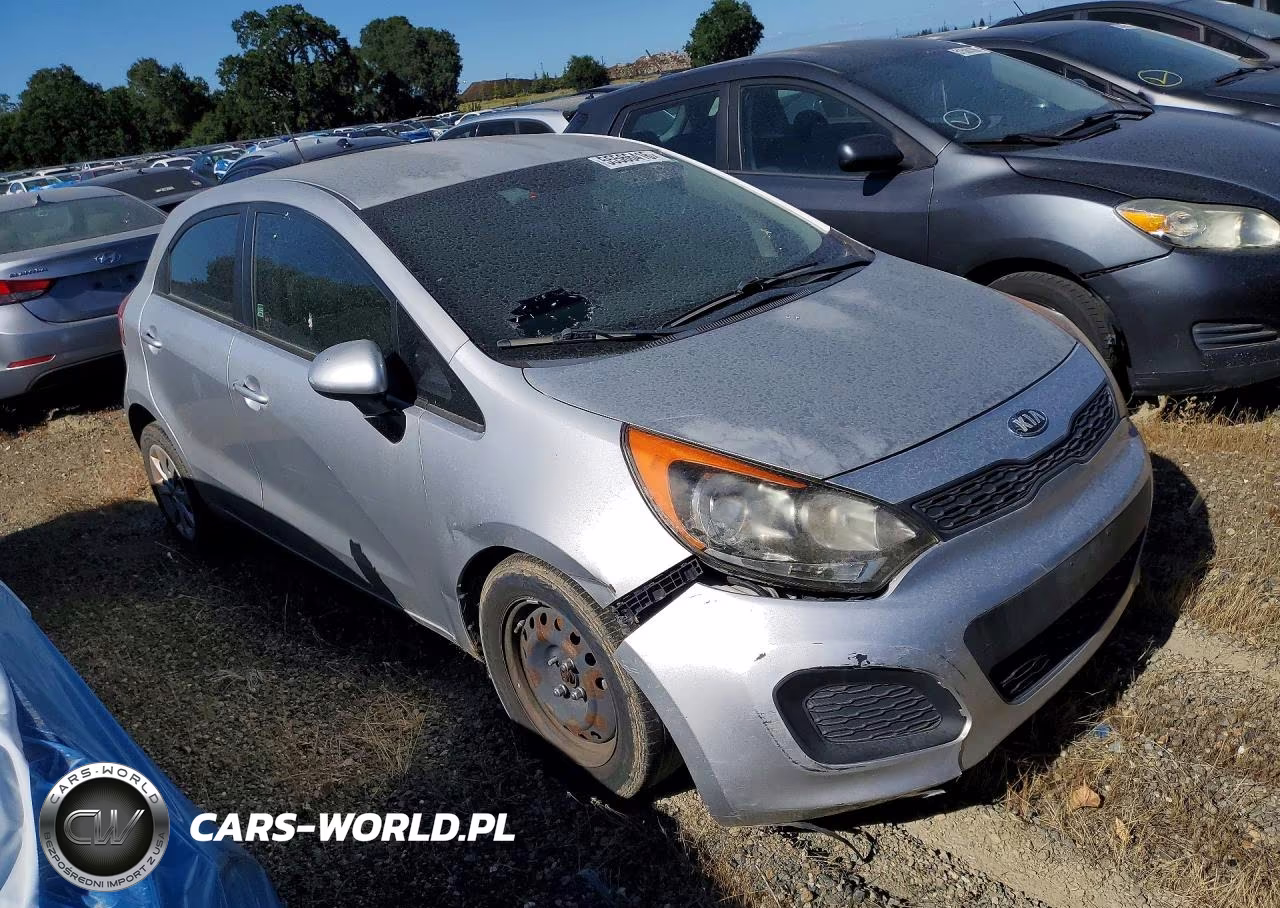 2013 Kia Rio Lx VIN:KNADM5A34D6310177 - 4