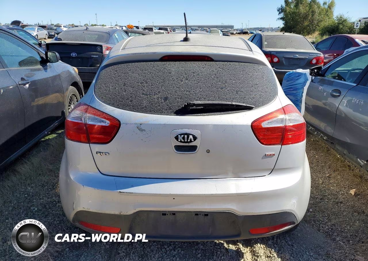 2013 Kia Rio Lx VIN:KNADM5A34D6310177 - 6
