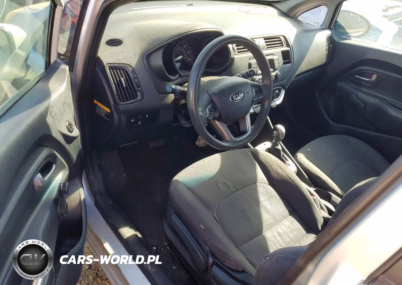 2013 Kia Rio Lx VIN:KNADM5A34D6310177 - 8
