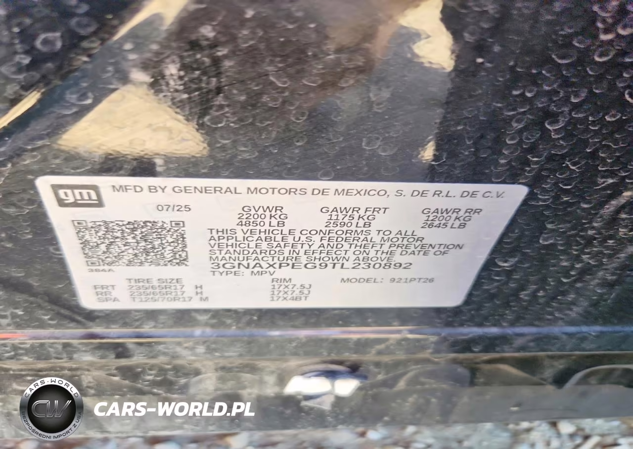 2026 Chevrolet Equinox Lt VIN:3GNAXPEG9TL230892 - 14