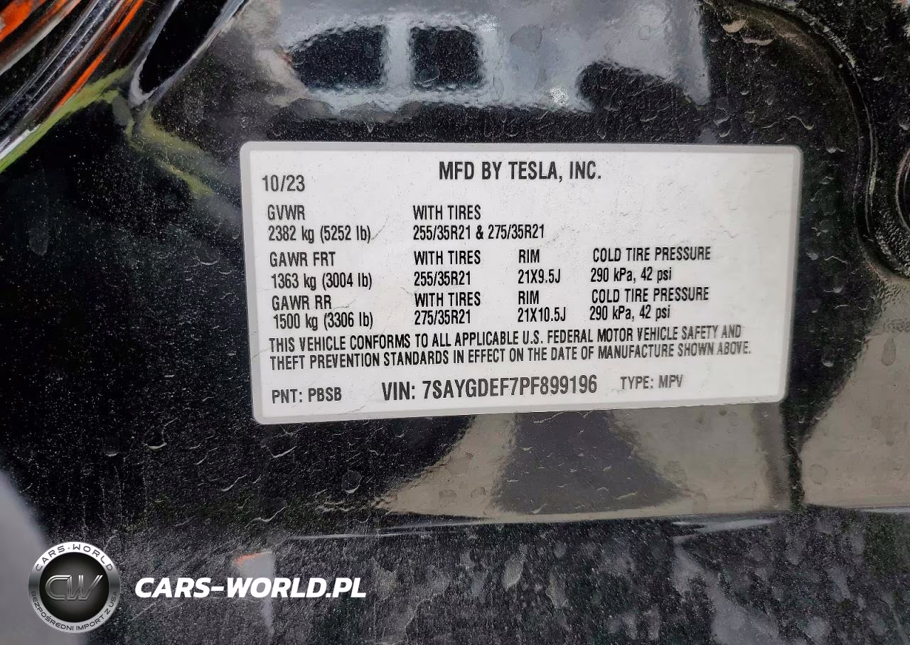 2023 Tesla Model Y VIN:7SAYGDEF7PF899196 - 13