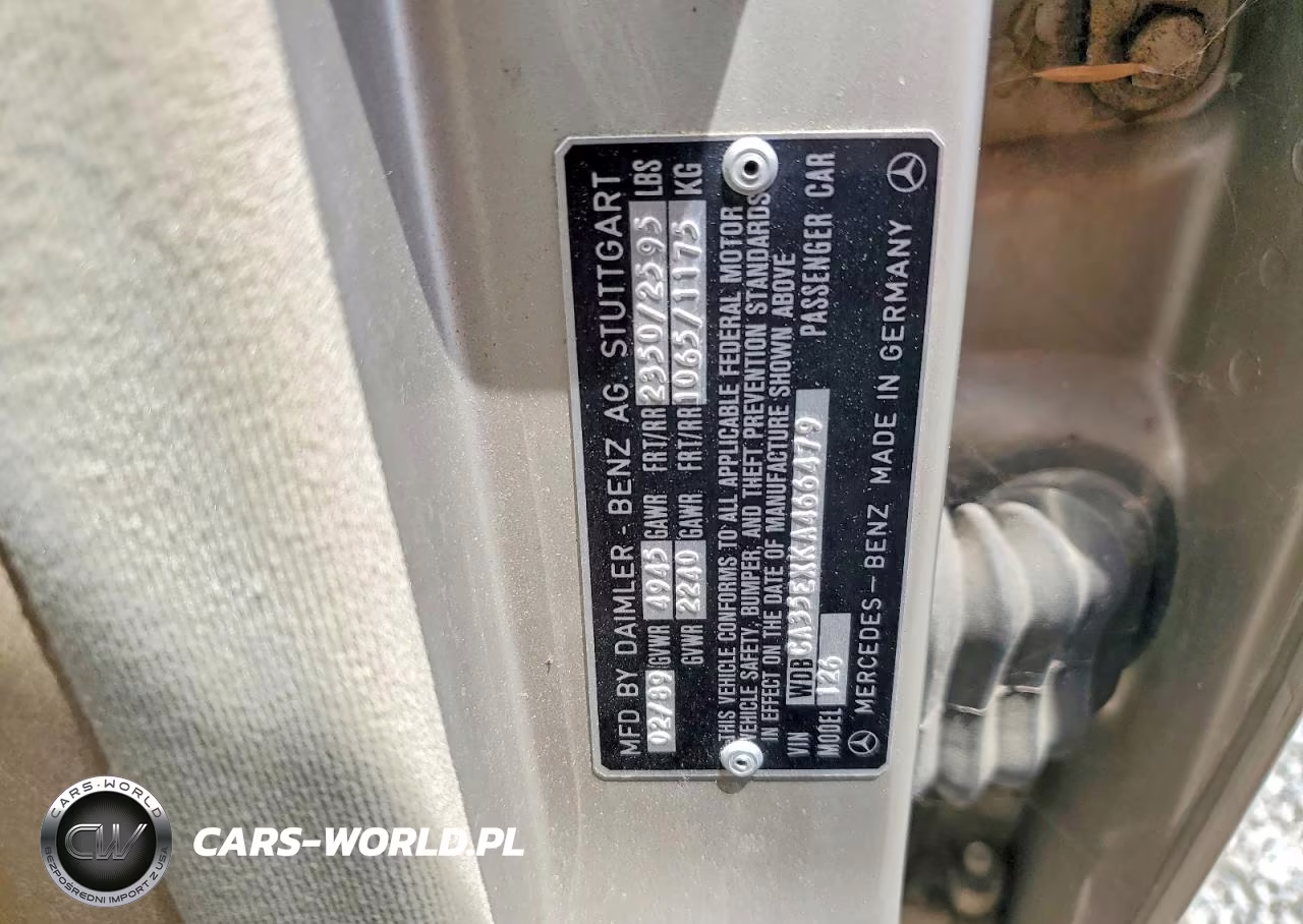 1989 Mercedes-Benz 420 Sel VIN:WDBCA35EXKA466479 - 12