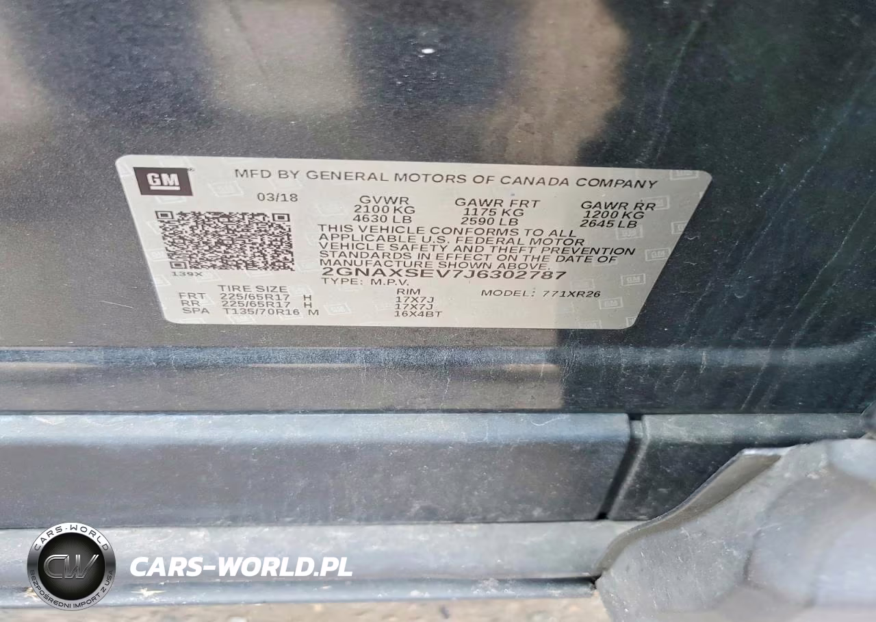 2018 Chevrolet Equinox Lt VIN:2GNAXSEV7J6302787 - 13