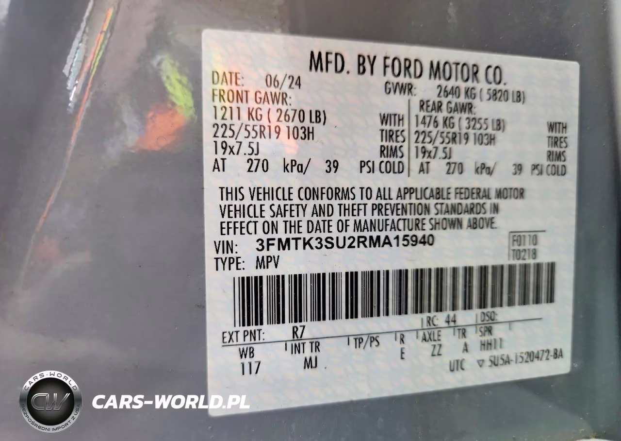 2024 Ford Mustang Mach-E Premium VIN:3FMTK3SU2RMA15940 - 14