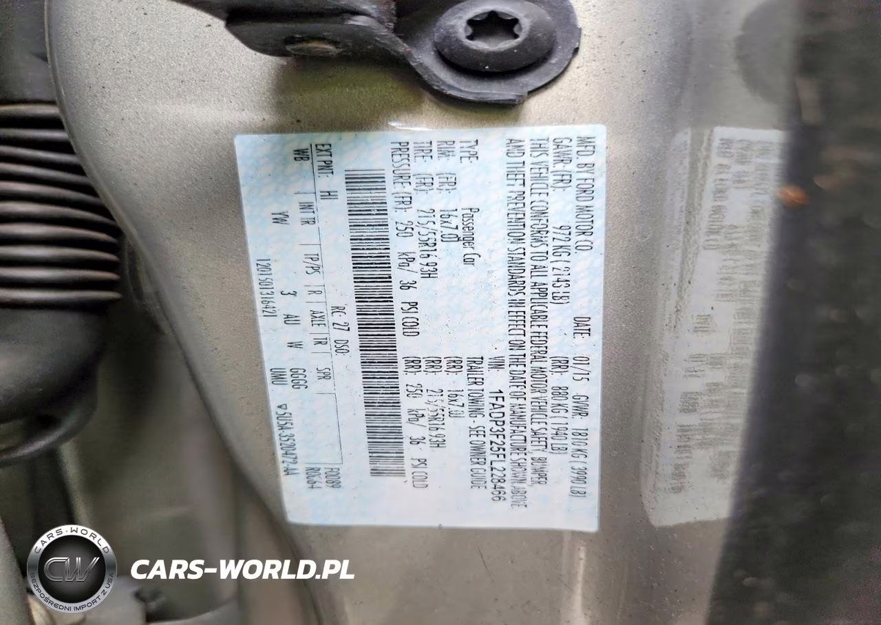 2015 Ford Focus Se VIN:1FADP3F25FL228466 - 12