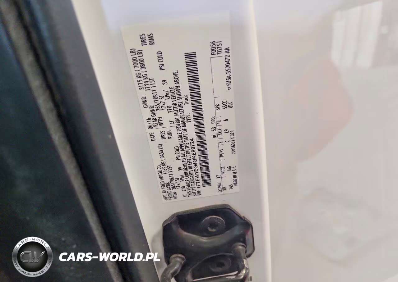 2016 Ford F150 Supercrew VIN:1FTEW1EG4GKE99724 - 12