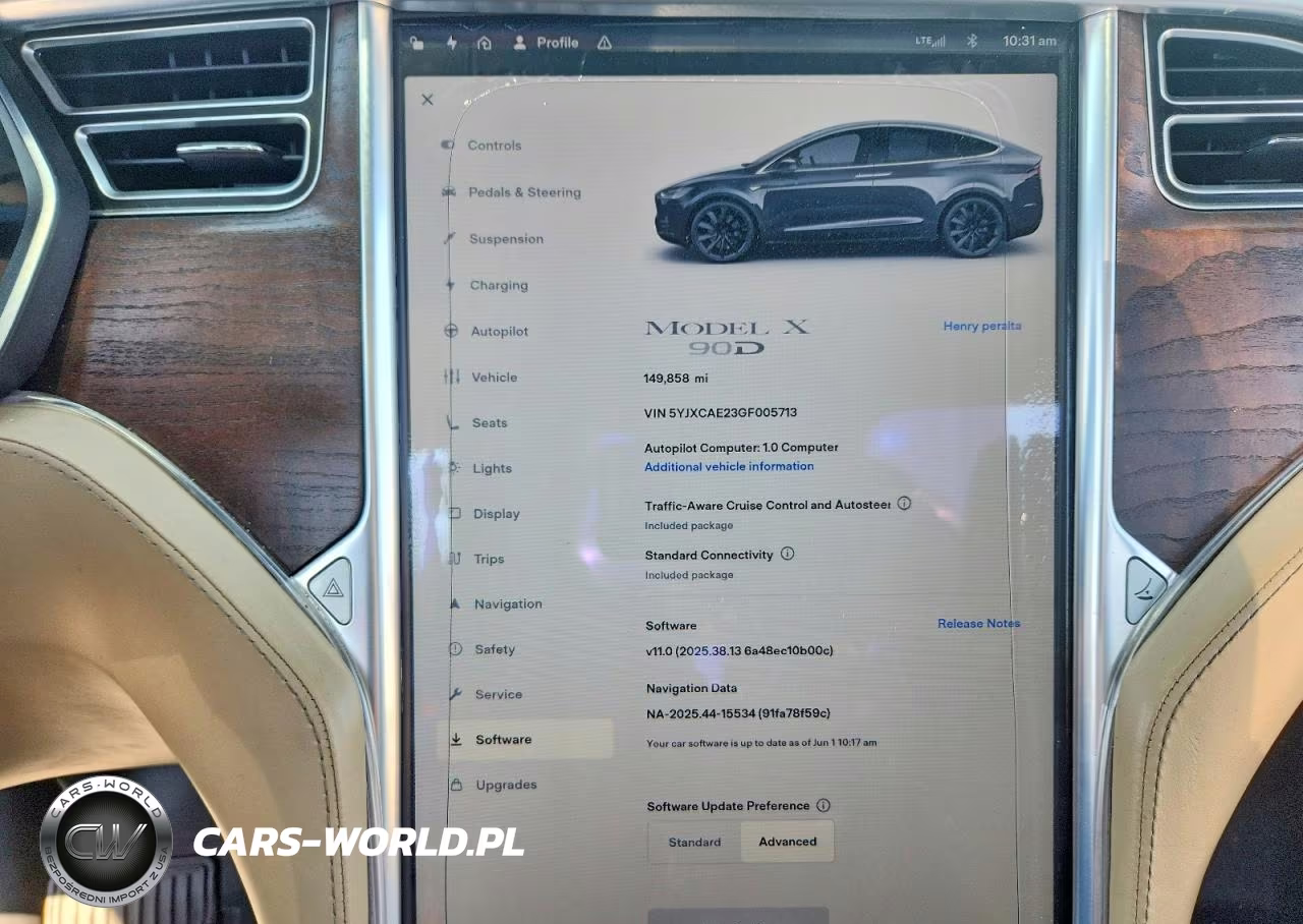 2016 Tesla Model X VIN:5YJXCAE23GF005713 - 9
