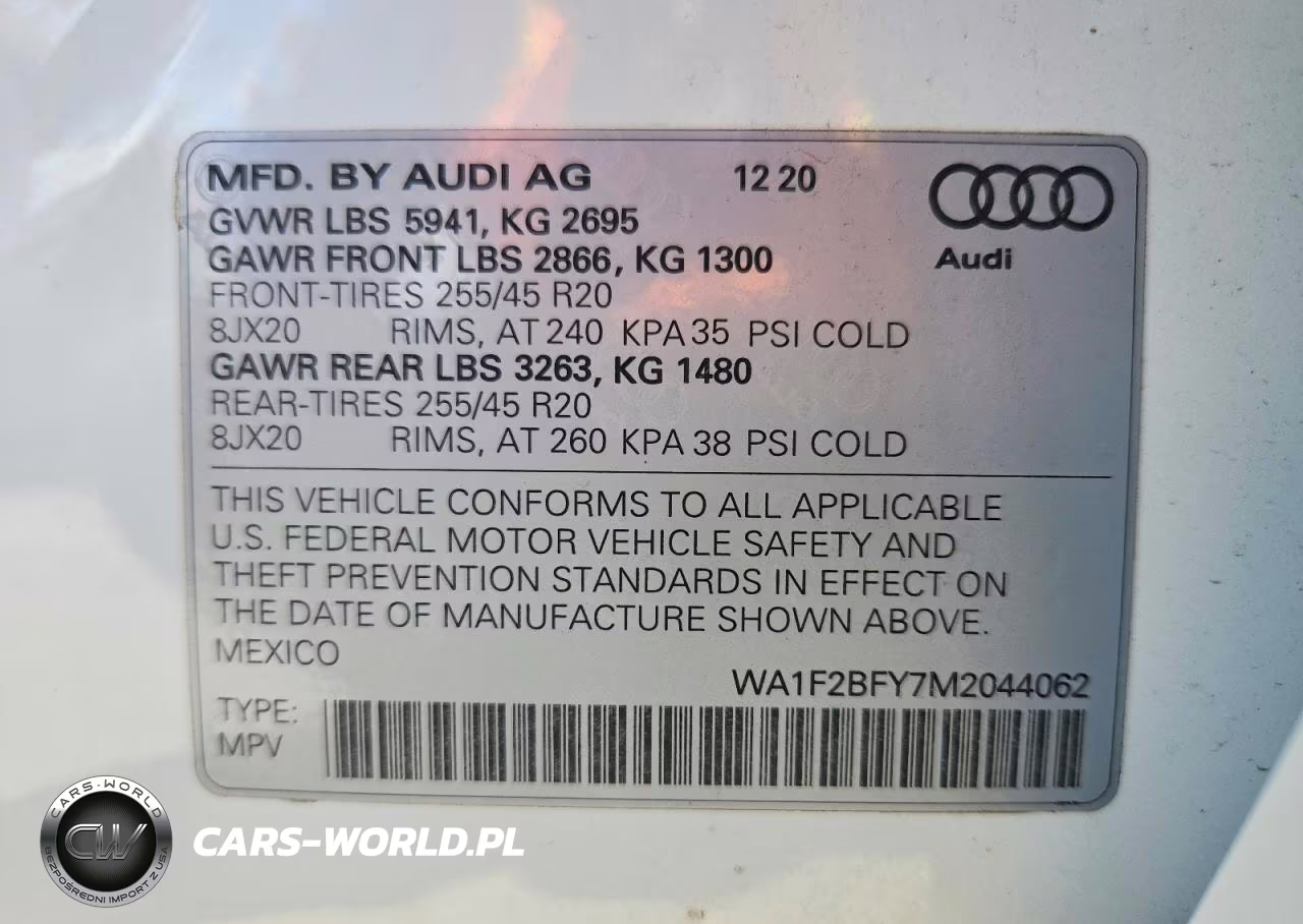 2021 Audi Q5 E Prestige VIN:WA1F2BFY7M2044062 - 13